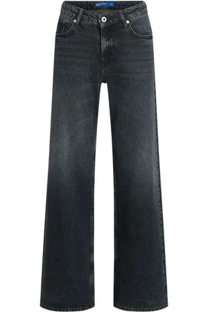 Karl Lagerfeld Mid-rise relaxed jeans