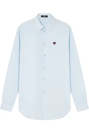 VERSACE Medusa-embroidered shirt