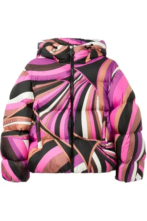 Puccini Iride-print puffer jacket