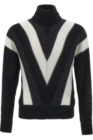 Saint Laurent Graphic-print wool jumper