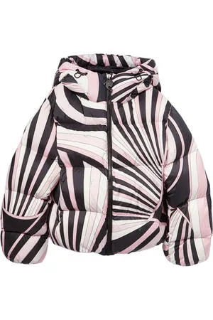Puccini Iride-print puffer jacket