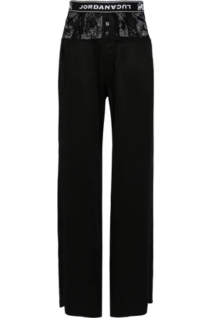 JORDAN LUCA Audit logo-waistband trousers