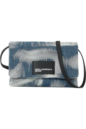 Karl Lagerfeld Bleached-effect crossbody bag