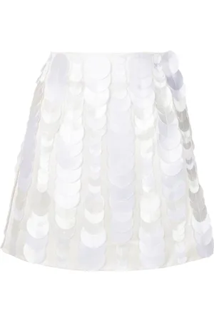 Gloria Coelho Circle-appliqué miniskirt