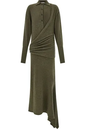 Salvatore Ferragamo Asymmetric knitted dress