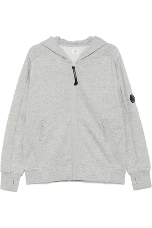 C.P. Company Fleece-jersey zip-up hoodie
