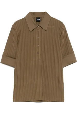 HUGO BOSS Ribbed polo top
