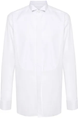 CANALI Chambray cotton shirt