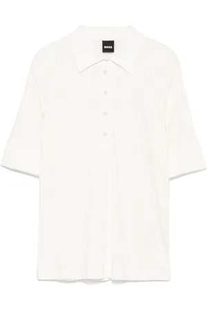 HUGO BOSS Ribbed polo top