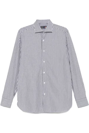 LUIGI BORRELLI NAPOLI Pinstriped shirt