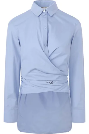 PORTS 1961 Wrap cotton shirt