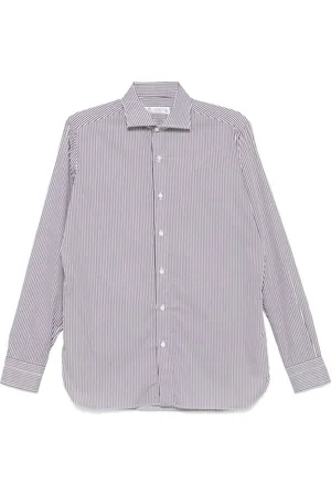 LUIGI BORRELLI NAPOLI Pinstripe shirt