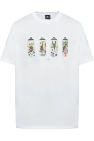 Paul Smith Spray Cans-print T-shirt