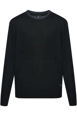 Paul Smith Contrast-collar merino wool sweater