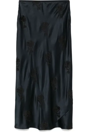 Dorothee Schumacher Floral-embroidered midi skirt