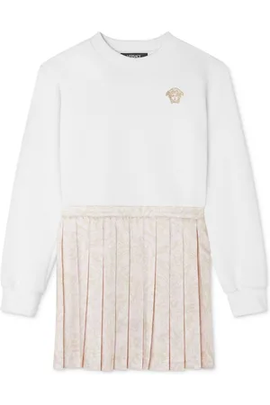 VERSACE Barocco-print sweater dress