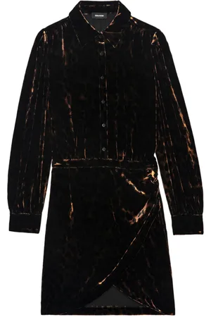Zadig & Voltaire Rulipe velvet shirt dress