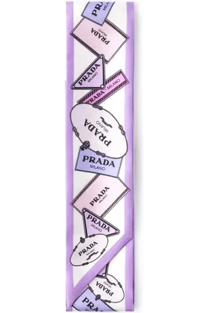 Prada Printed twill scarf