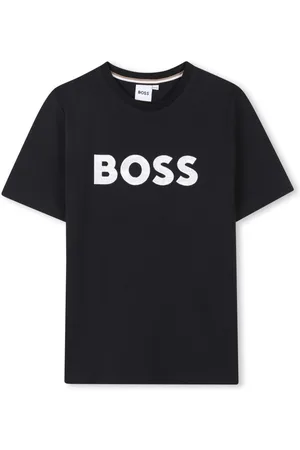 HUGO BOSS Logo-embroidered short-sleeve T-shirt