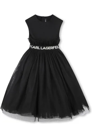 Karl Lagerfeld Logo-waistband dress