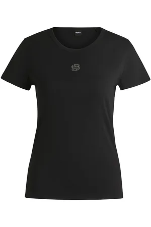 HUGO BOSS Sequinned monogram t-shirt