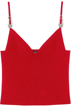 VERSACE Safety Pin crop top