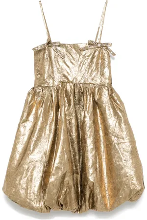 Ganni Pleat-strap mini dress