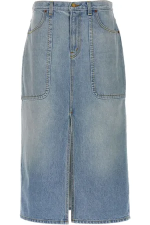 B SIDES Hill midi skirt