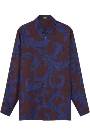 VERSACE Baroque Leaf shirt