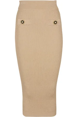Balmain Ribbed skirt