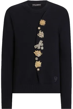 Dolce & Gabbana Brooch-detail jumper