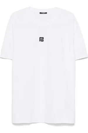 Balmain Logo-embroidered T-shirt