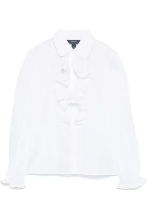 Ralph Lauren Ruffled cotton shirt