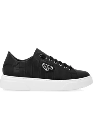 Philipp Plein Iconic Plain-plaque croc-effect sneakers