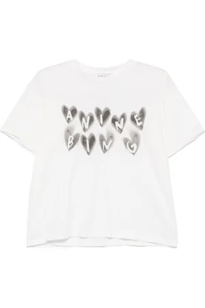 ANINE BING Cade Hearts T-shirt