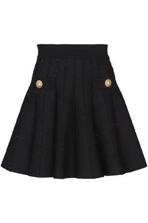 Balmain Sparkly stripes skirt