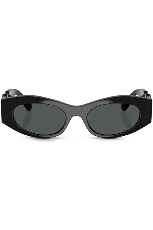 VERSACE Engraved-Medusa plaque sunglasses