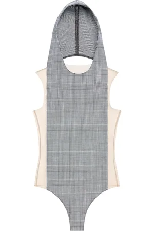 Courrèges Illusion hooded bodysuit