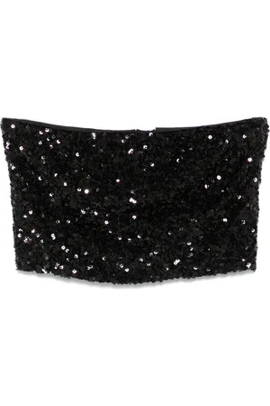 ROTATE Sequined crop top