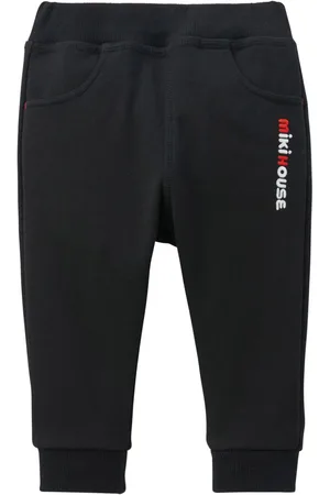 Miki House Embroidered logo track pants