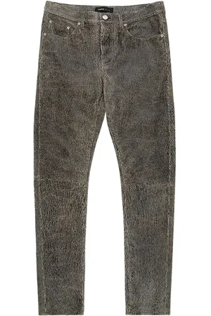 Purple Brand Leather trousers