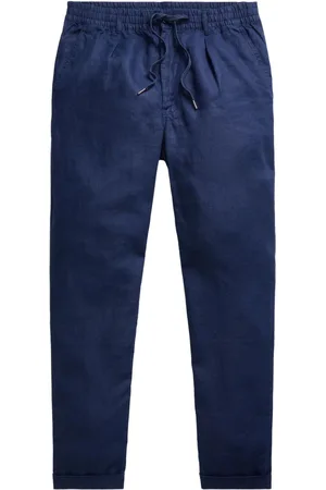 Ralph Lauren Drawstring-waist linen trousers