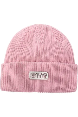 VERSACE Ribbed-knit beanie hat