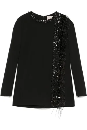 Elie saab Embroidered cady blouse
