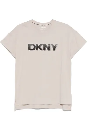 DKNY Sequin-logo T-shirt