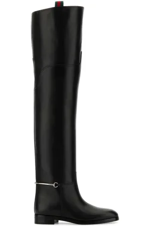 Gucci Leather over-the-knee boots