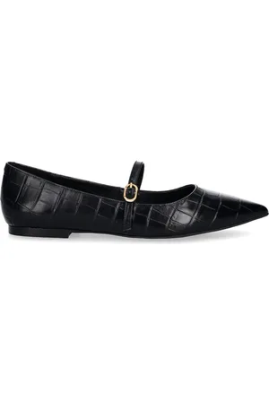 Twin-Set Crocodile-effect ballet flats