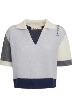 Marni V-neck ribbed t-shirt