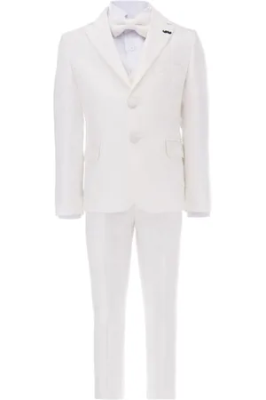 M. Moustache Peak-lapels three-piece suit