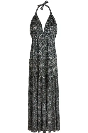 Vilebrequin Pearl-print backless maxi dress